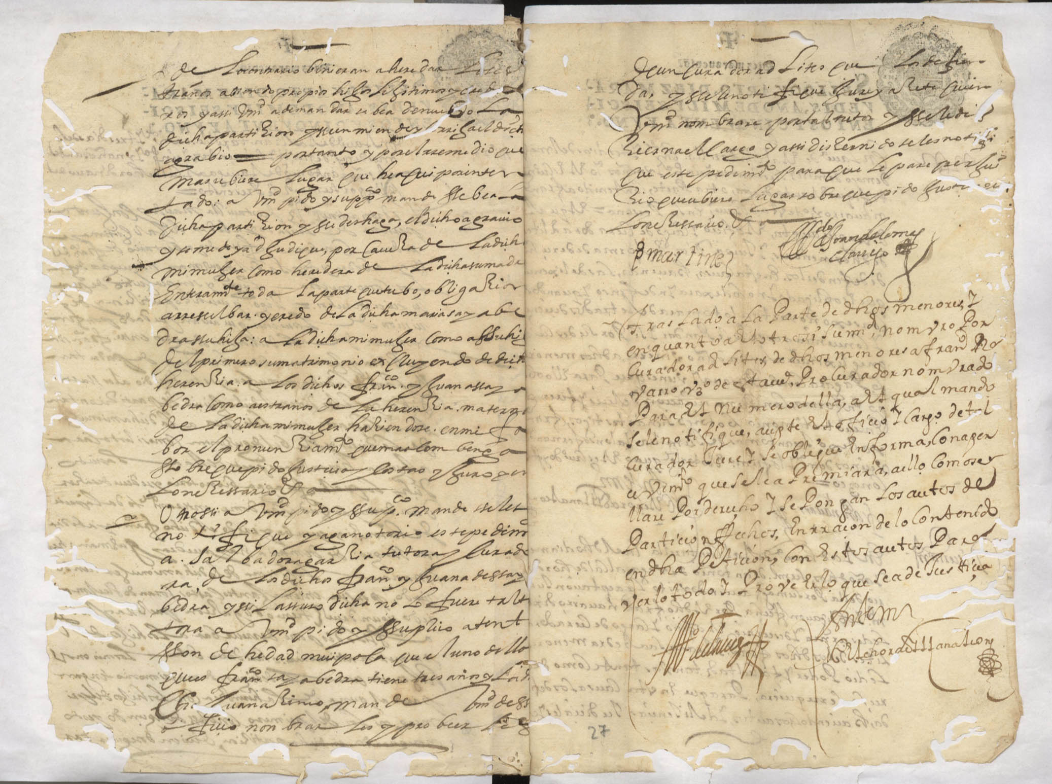 Registro de inventarios y particiones de bienes, Alcantarilla. Años 1627-1653.